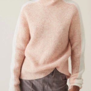 GANNI Soft Wool Mohair Knit Rollneck
